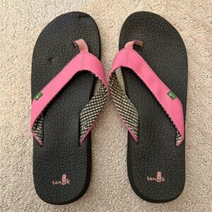 Sanuk Flip Flops Pink